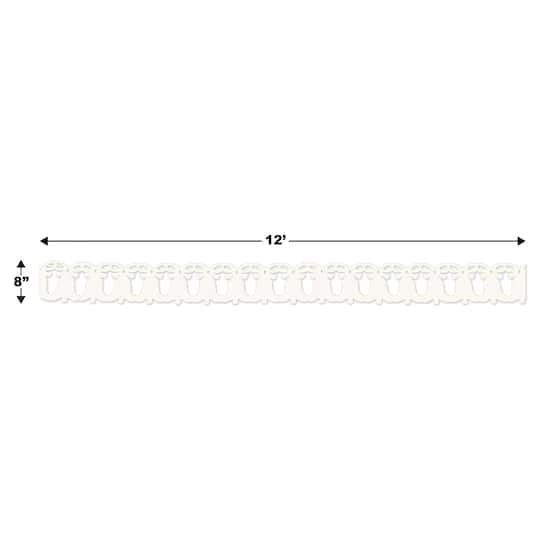 Beistle 12ft. White Westminster Bell Garlands, 2ct.
